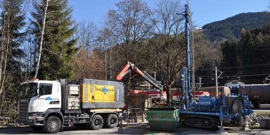 Brunnenbauarbeiten in Kitzbühel