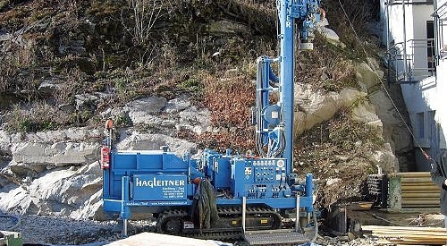 Bohrarbeiten in Sand in Taufers